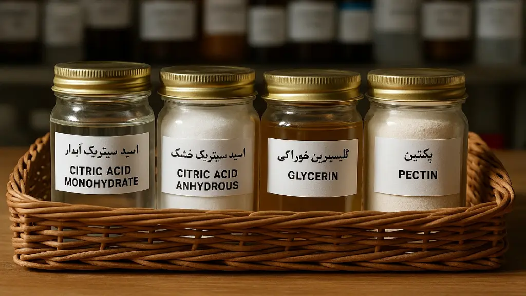 خرید پکتین و دیگر مواد اولیه غذایی